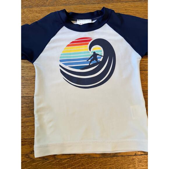 Hanna Andersson Boys’ Rash Guard Top Size 2 - Picture 2 of 4